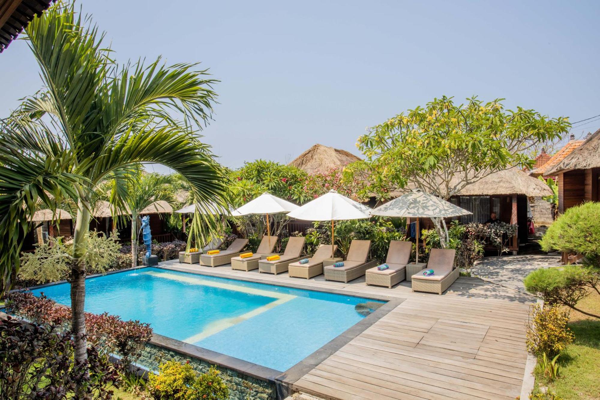 Koji Garden Huts Otel Lembongan Dış mekan fotoğraf